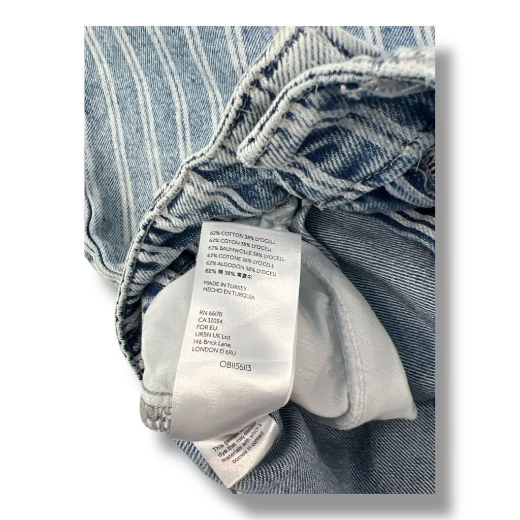 Free People Free People Dogtown Pleated Stripes High Rise Shorts Size 29 Size 29" - 7 Thumbnail