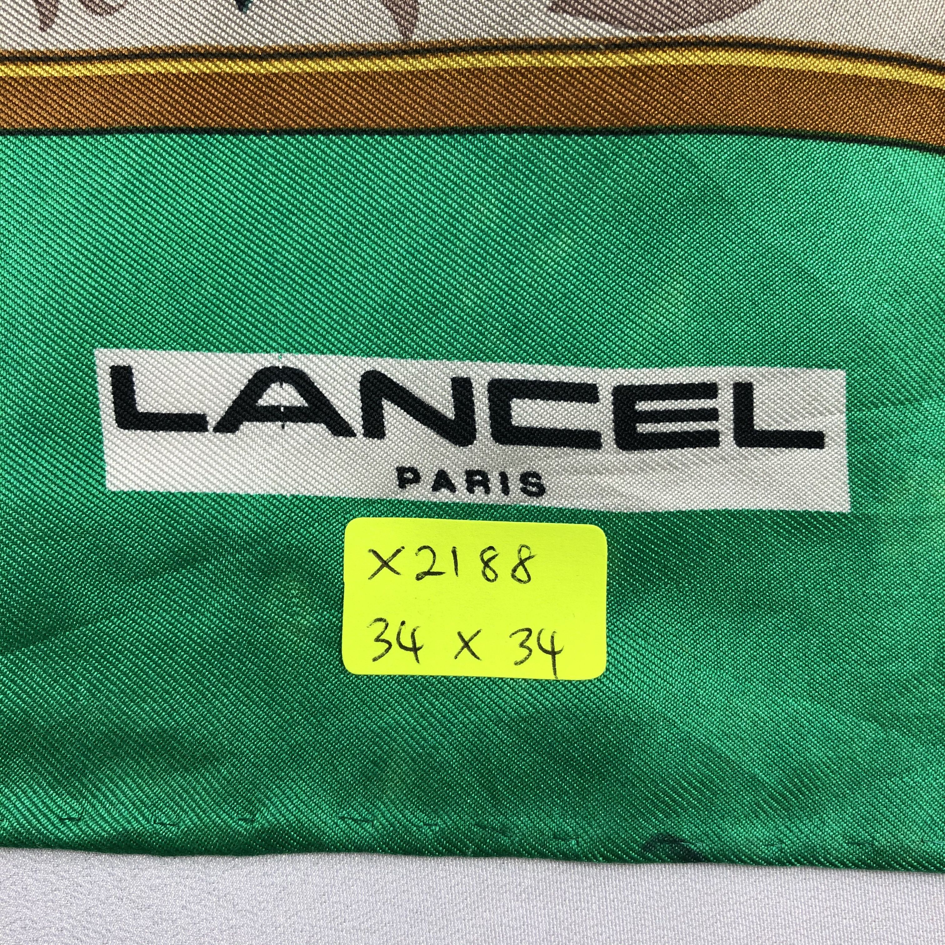 Lancel Vintage Lancel Silk Scarf Size ONE SIZE - 11 Thumbnail