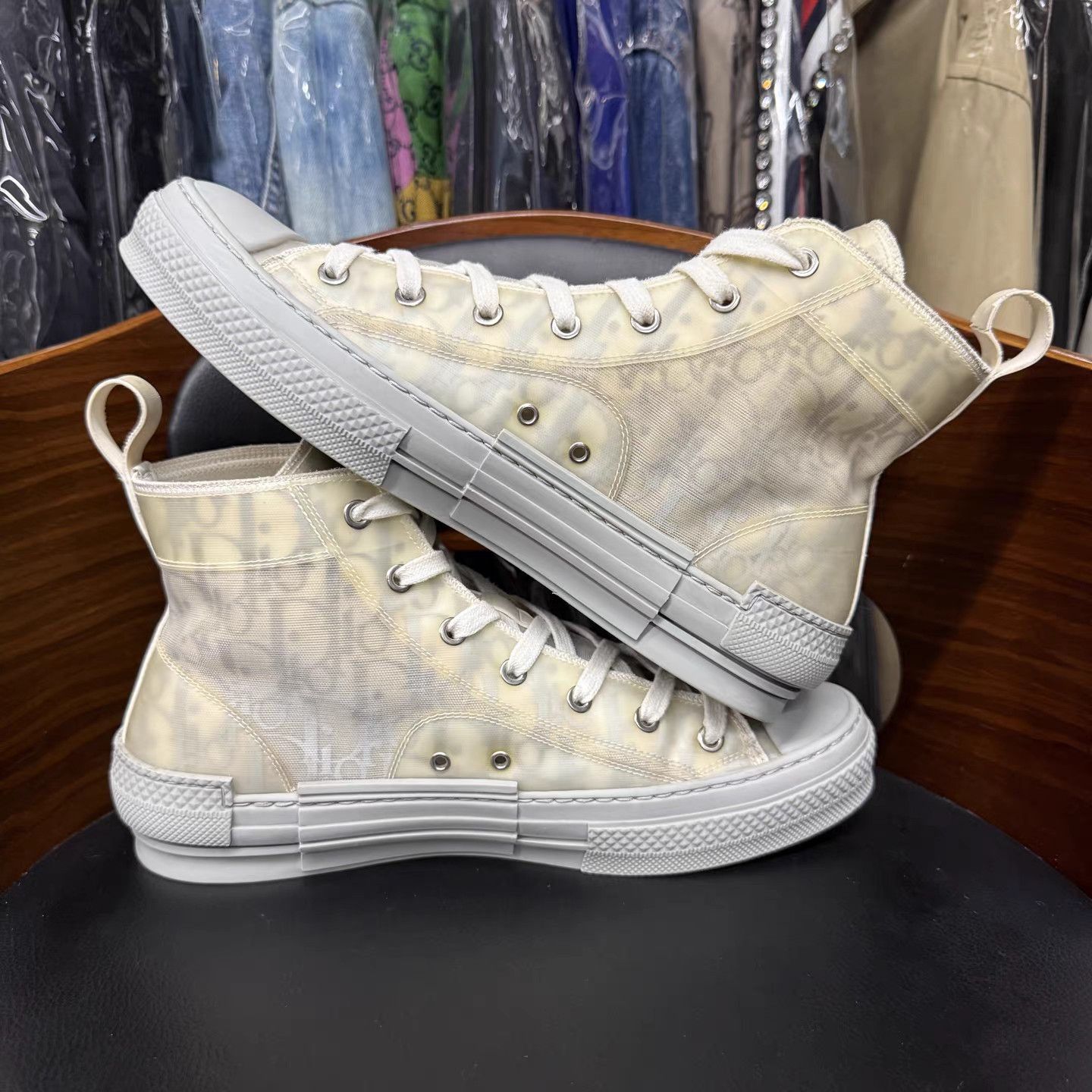 Dior Dior B23 High-Top Sneakers K15 Size US 8 / EU 41 - 7 Thumbnail