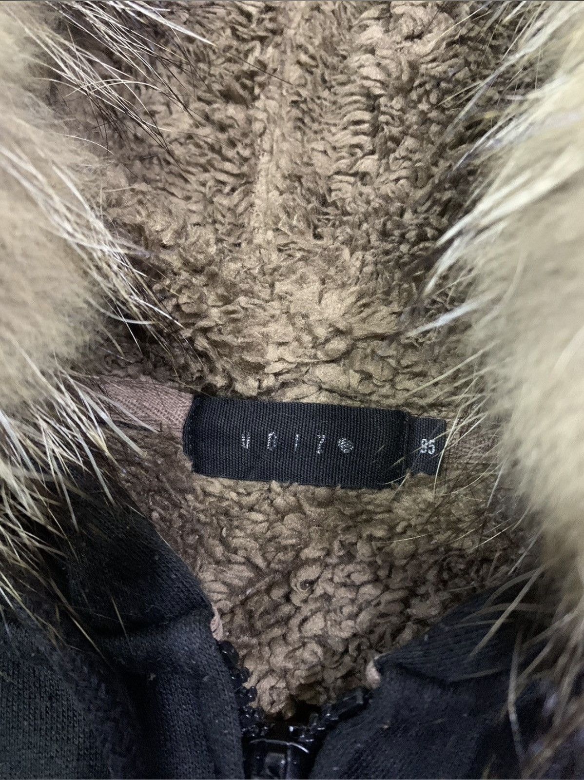 Japanese Brand Ugiz faux fur hoodie CREATE embordiery Size US L / EU 52-54 / 3 - 8 Thumbnail