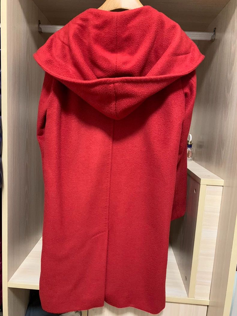 Max Mara Max Mara Rialto coat bathrobe style with hat lace style Size L / US 10 / IT 46 - 2 Thumbnail
