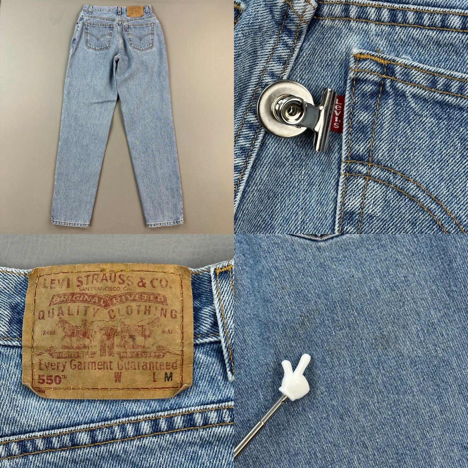 Levi's VINTAGE Levi's 550 Jeans Women's 6 33x31 Blue Relaxed Tapered High Rise Mom Y2K Levis 550 Jeans Women's 6 33x31 Blue Relaxed Tapered High Rise Mom Y2K Size 28" / US 6 / IT 42 - 8 Thumbnail