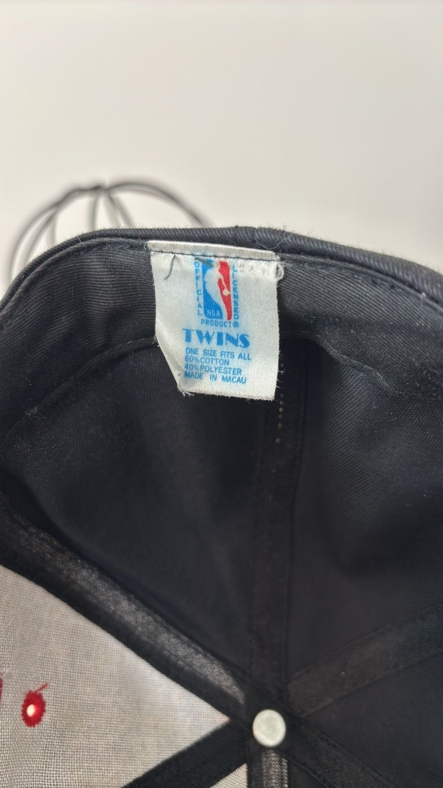 NBA × Vintage Vintage Twins Chicago Bulls Hat Size ONE SIZE - 6 Thumbnail