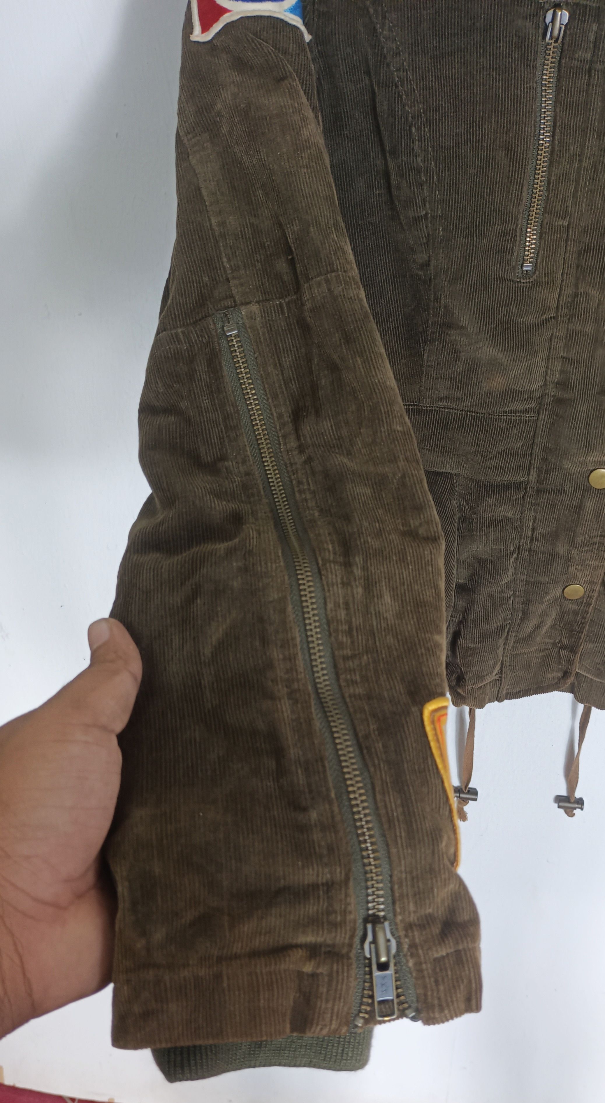 Billabong 90s Billabong Military Corduroy Pacthwork Size S / US 4 / IT 40 - 10 Thumbnail