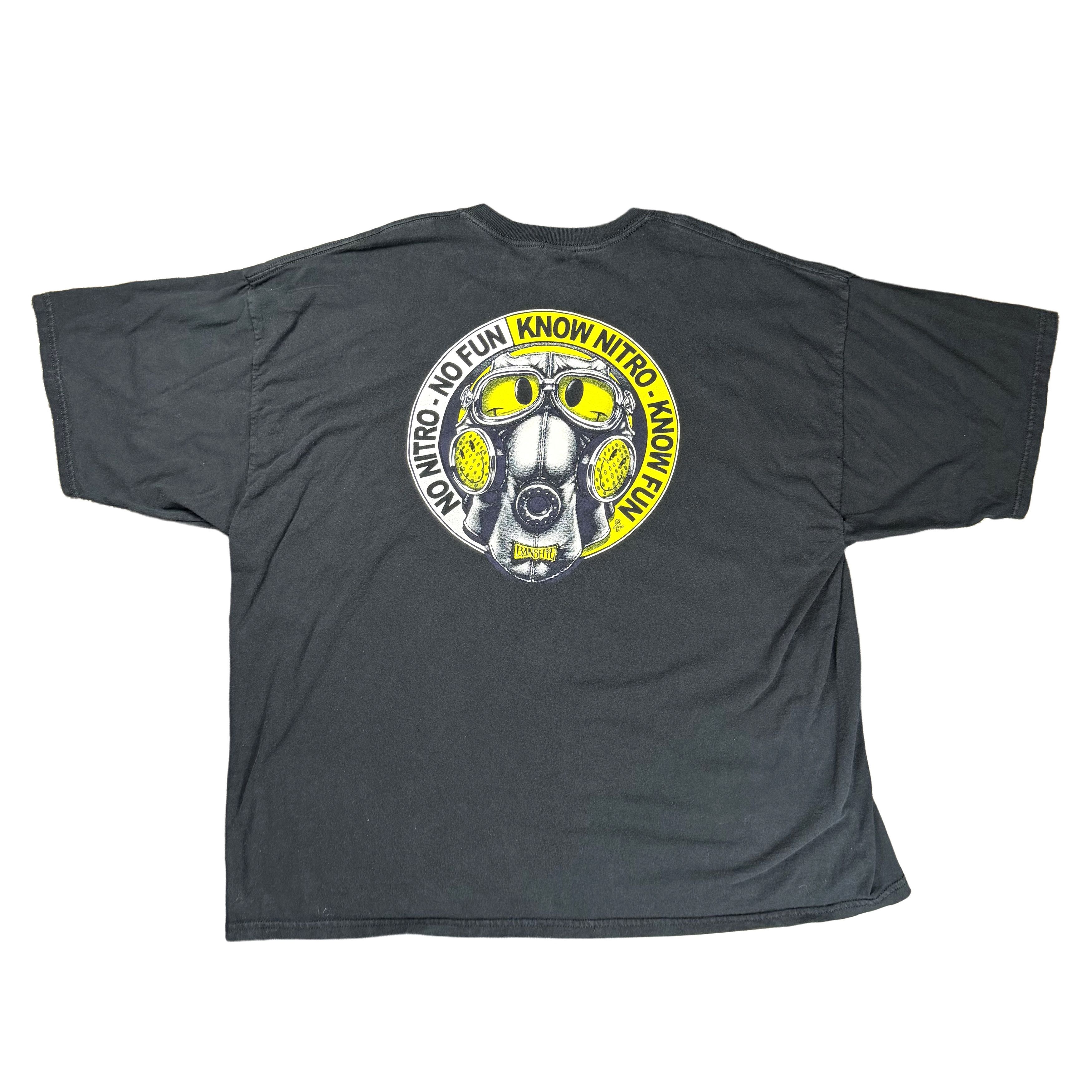 Vintage Vintage Banshie Nitro Tee Black 2000s 3XL Size US XXL / EU 58 / 5 - 2 Thumbnail