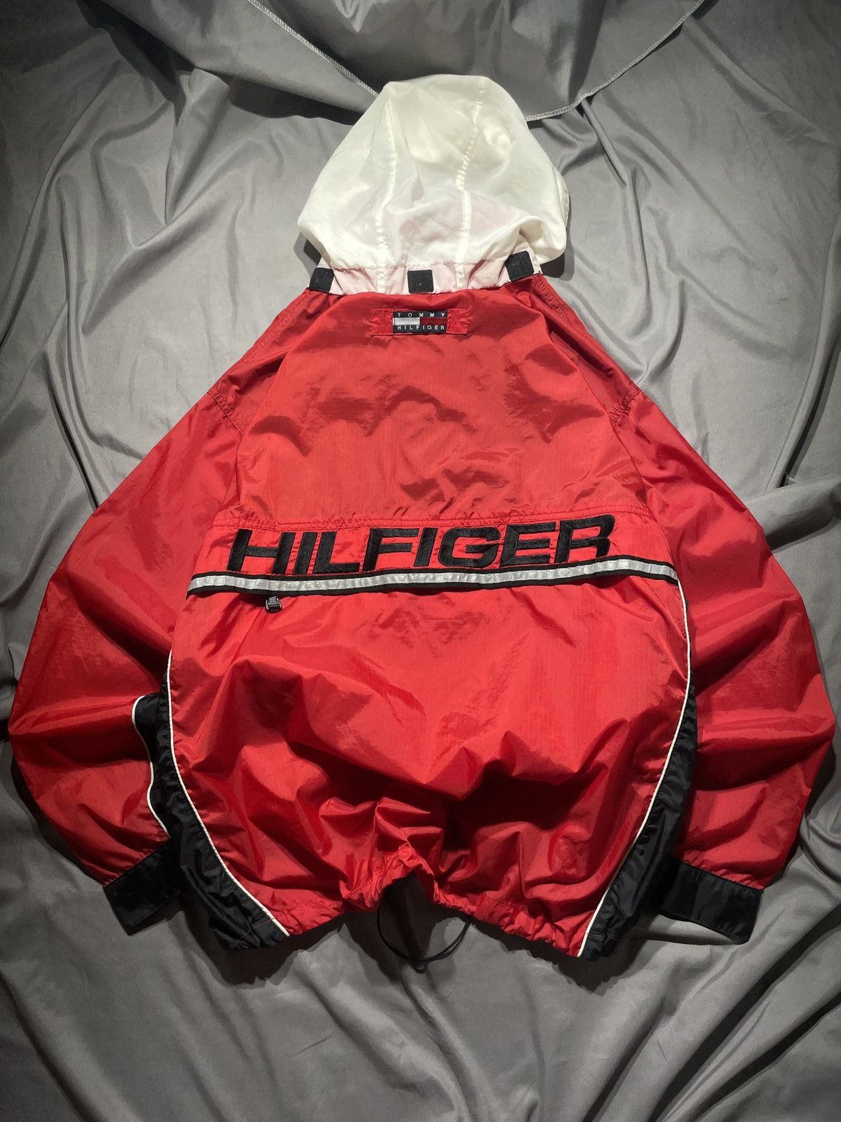 Tommy Hilfiger × Vintage 90s rare Tommy Hilfiger light anorak jacket vintage Size US L / EU 52-54 / 3 - 2 Thumbnail