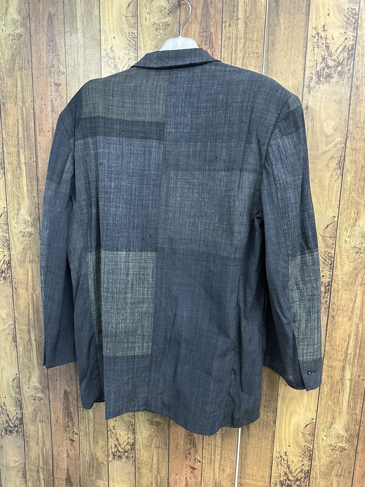 Comme des Garcons × Comme des Garcons Homme Plus × Designer Vintage Comme des Garcons AD1995 Wool Distressed Blazer Z33 Size 40S - 15 Thumbnail