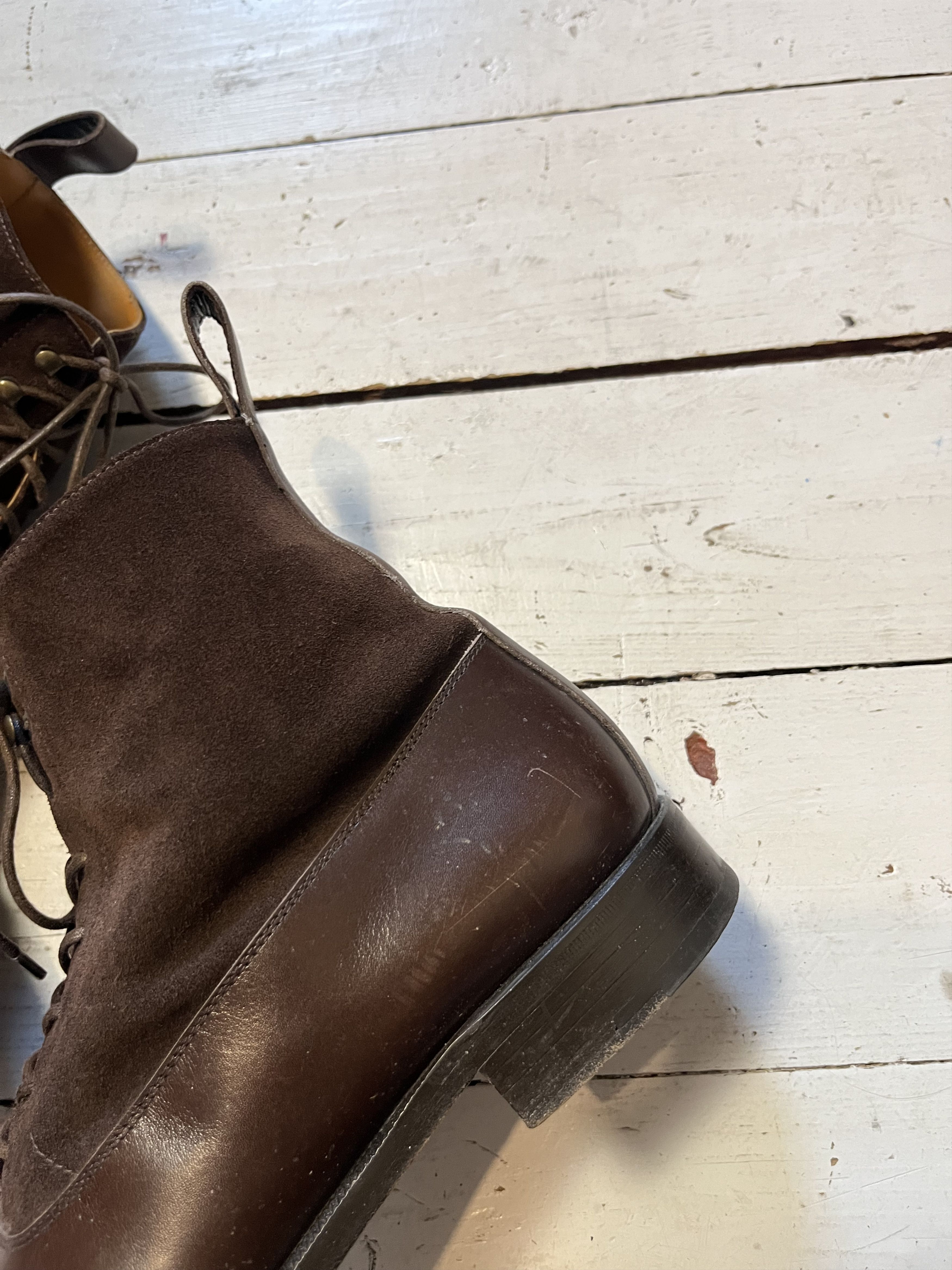 Genuine Leather × Scarosso Scarosso Brown Leather Boots Made in Italy Size US 10 / EU 43 - 3 Thumbnail