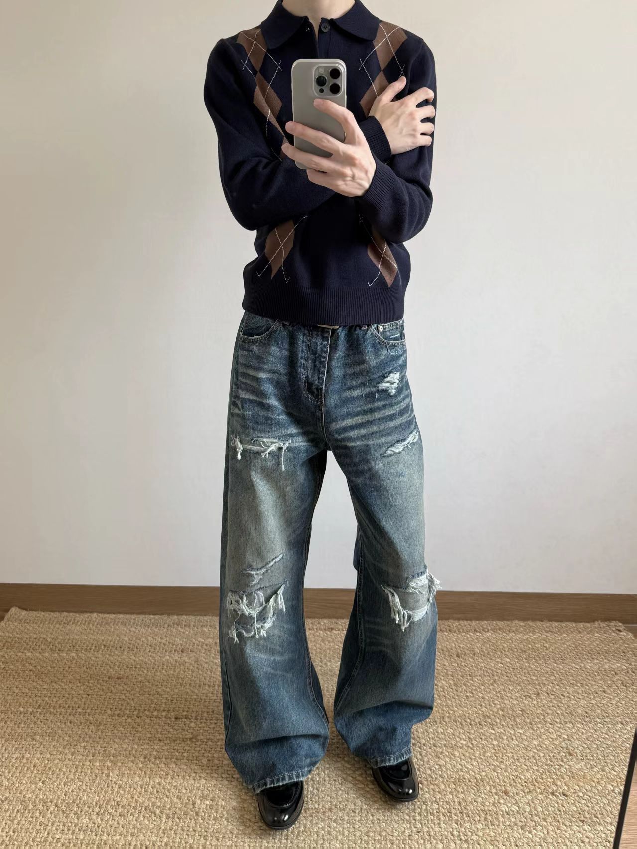 Other Loose-fitting ripped jeans Size US 30 / EU 46 - 2 Thumbnail