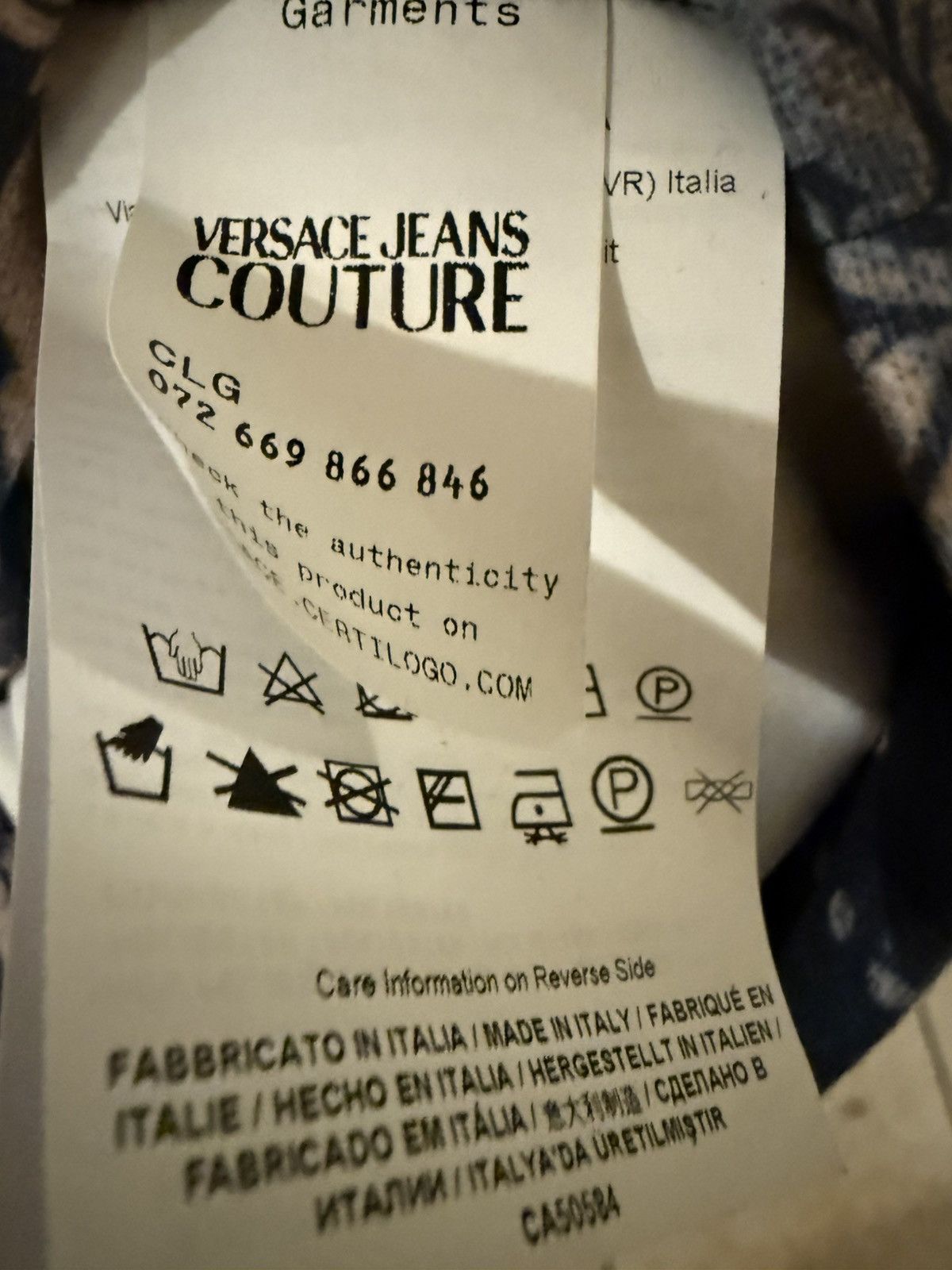Versace Men’s Versace Jeans Couture Brand New Hoodie Size US S / EU 44-46 / 1 - 5 Thumbnail