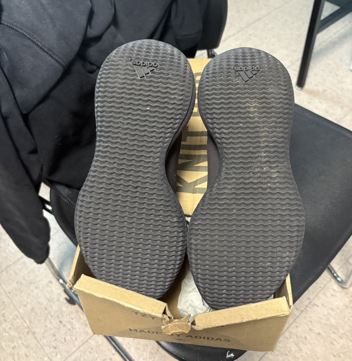 Yeezy ADIDAS YEEZY KNIT RNR (Stone Carbon) Size US 6.5 / EU 39-40 - 6 Thumbnail