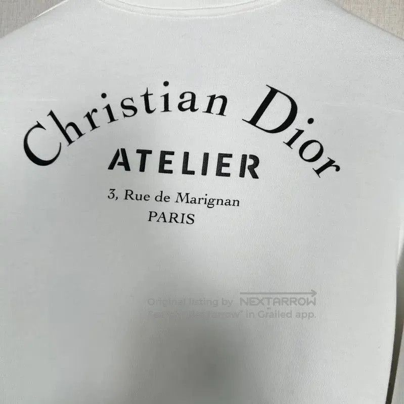Dior Dior White Cotton Men's Sweatshirt . Size US XS / EU 42 / 0 - 5 Thumbnail