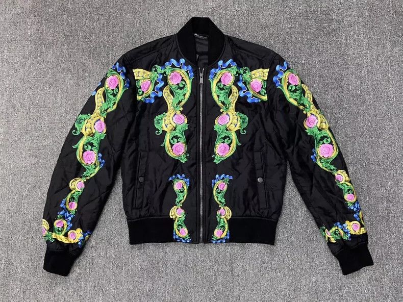 Versace Versace Mulberry silk padded jacket Size US M / EU 48-50 / 2 - 2 Thumbnail