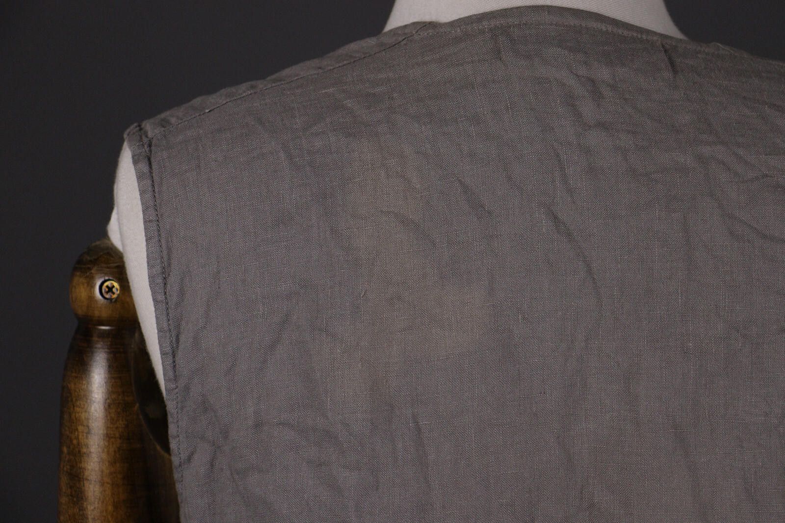 Other Elemente Clemente Gray Linen Designer Tank Top Shirt Size 2 Size M / US 6-8 / IT 42-44 - 8 Thumbnail