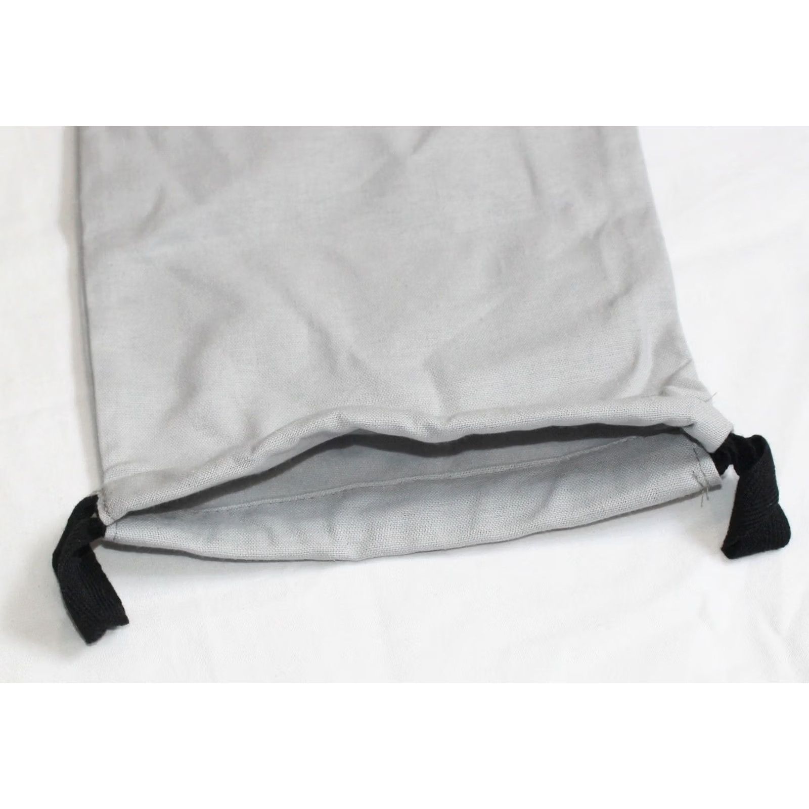 J.M. Weston Shoe Dust Bag Set Light Gray Cotton Drawstring Pair Bags Jm, Men's — image 4 of 4