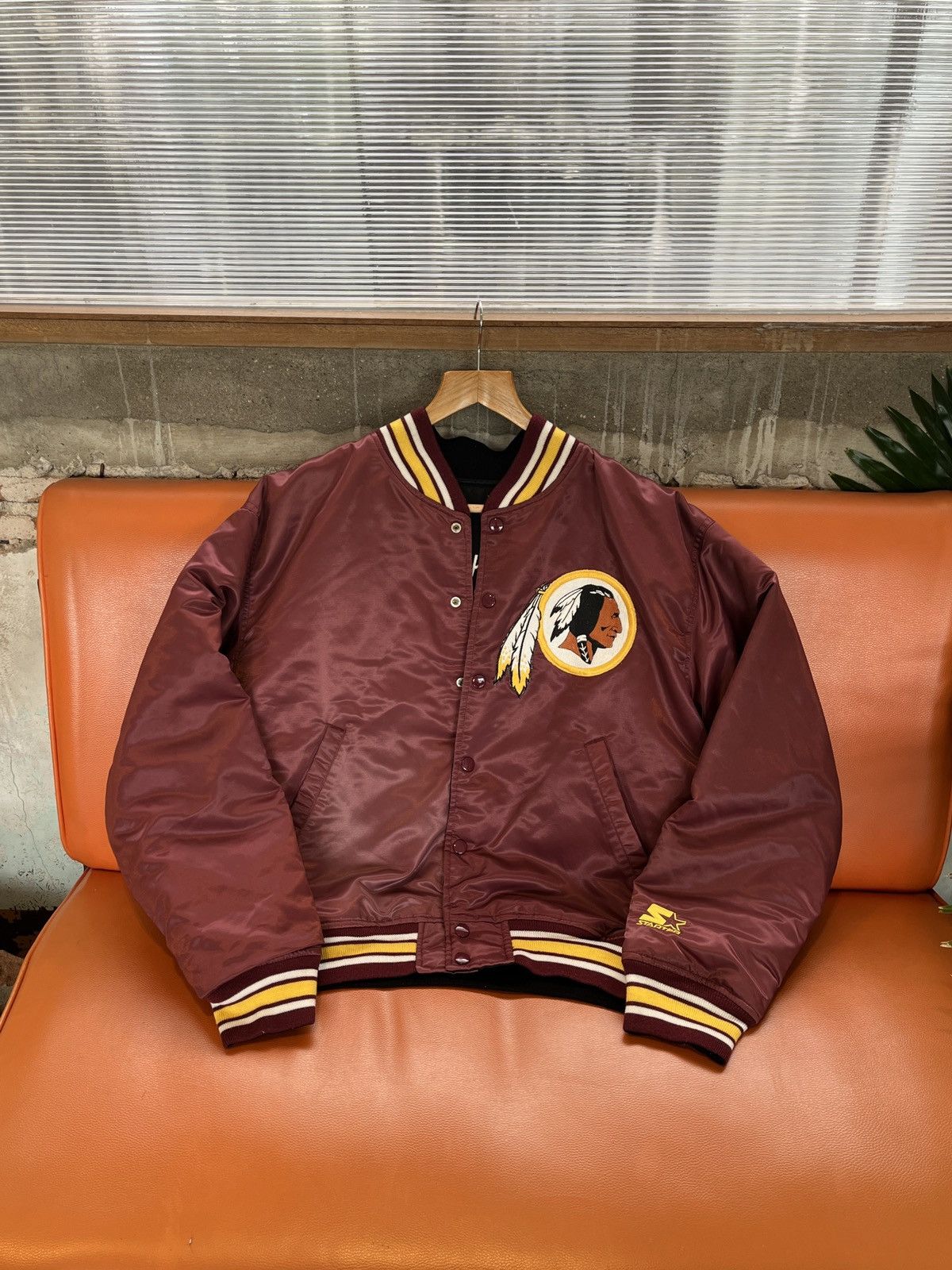 Starter Vintage Starter Washington Redskins Reversible Satin Jacket Size US M / EU 48-50 / 2 - 2 Thumbnail