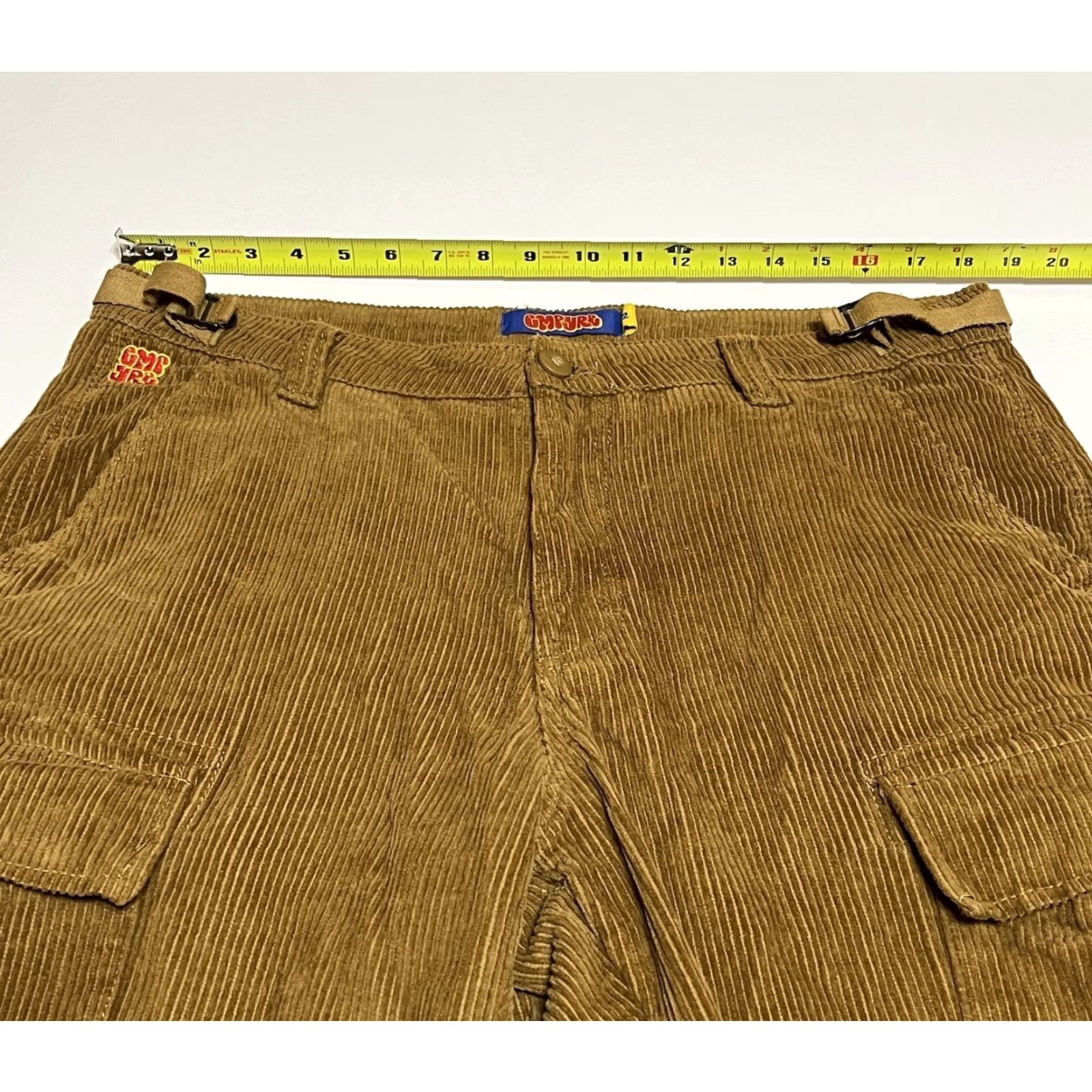 Empyre Empyre Corduroy Cargo Pants Mens 32 Brown Straight Cargo Pocket 5-Pocket Relaxed Vintage: No Size US 32 / EU 48 - 3 Thumbnail