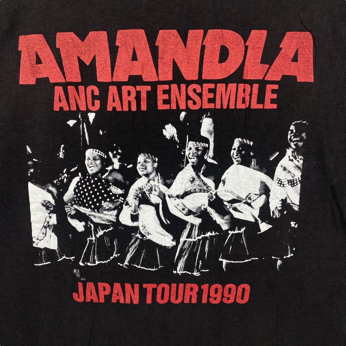 Vintage Vintage 90's AMANDLA Anc Art Ensemble Japan Tour 1990 Size US L / EU 52-54 / 3 - 2 Thumbnail