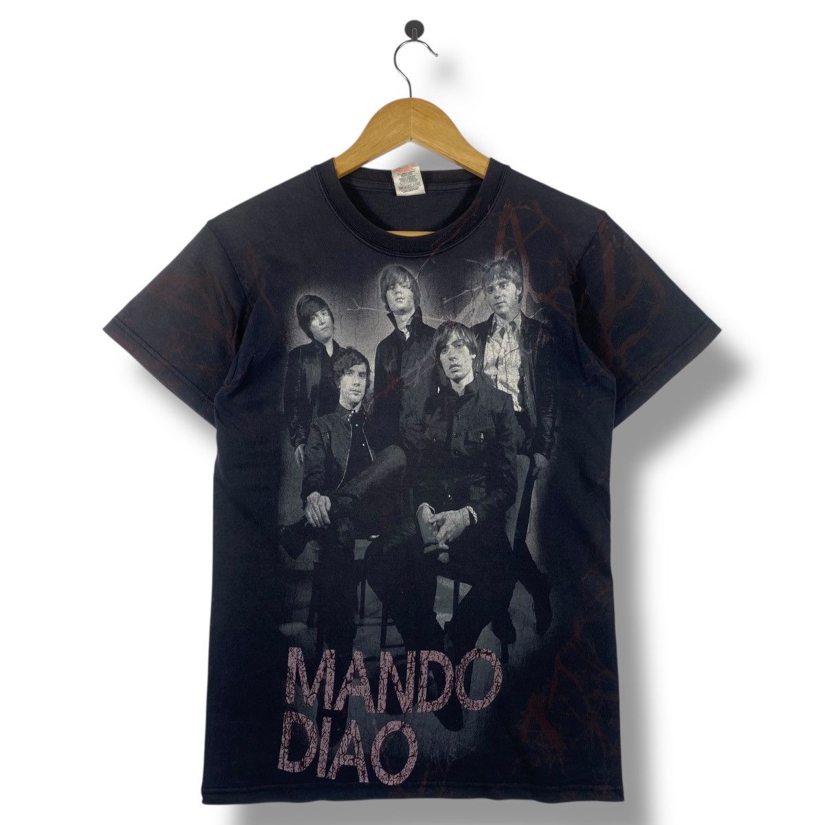 Band Tees Rare Vintage 00's MANDO DIAO Band Fullprint Tee Shirt Size US S / EU 44-46 / 1 - 1 Thumbnail