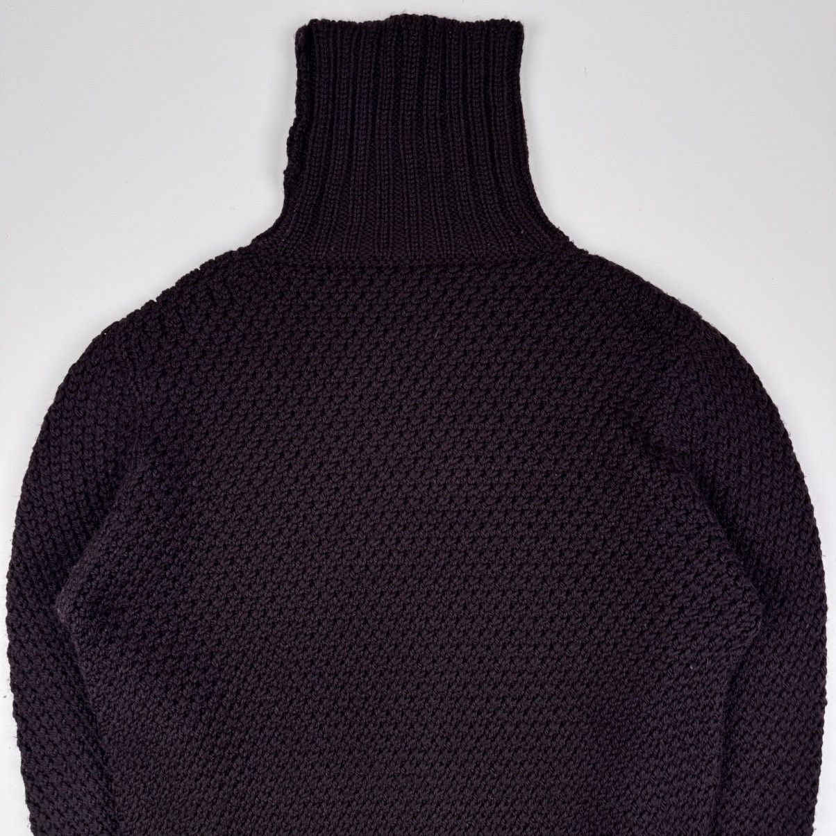 Gucci Gucci By Tom Ford Brown Chunky Wool Knit Turtleneck Sweater Size US M / EU 48-50 / 2 - 5 Thumbnail