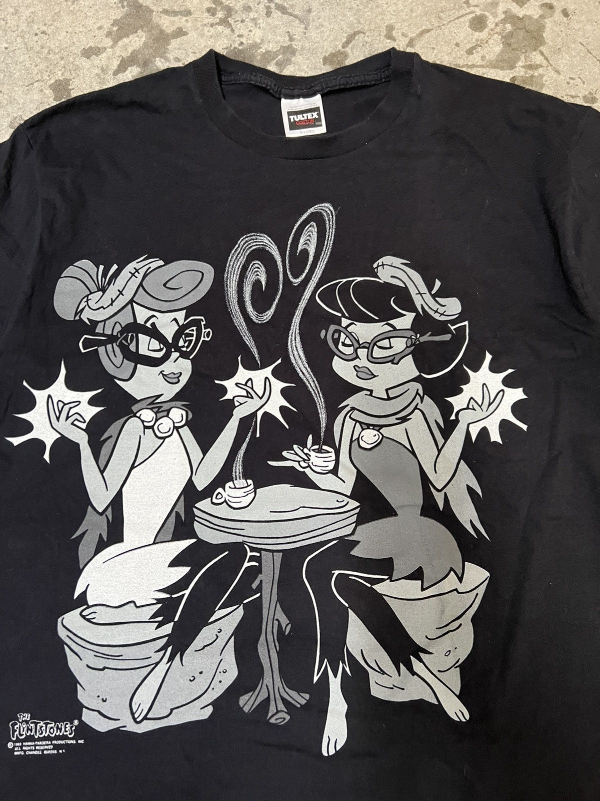 Anime × Vintage Vintage 1993 Betty and Wilma tea party single stitch tee XL Size US XL / EU 56 / 4 - 2 Thumbnail