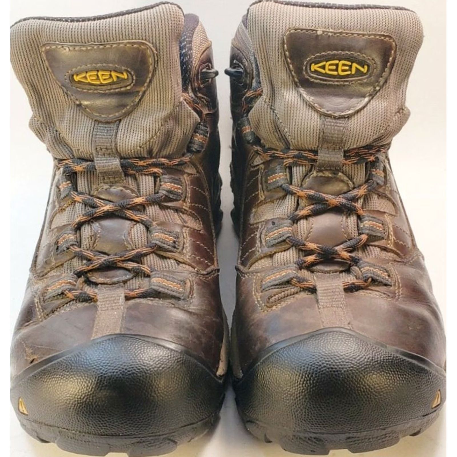 KEEN KEEN Utility Detroit Mid Soft Toe EH Boot Mens 8M Black Olive Leather Textile Waterproof Ankle Work Hiking Shoes 8M EUA 1007009D Size US 8 / EU 41 - 3 Thumbnail