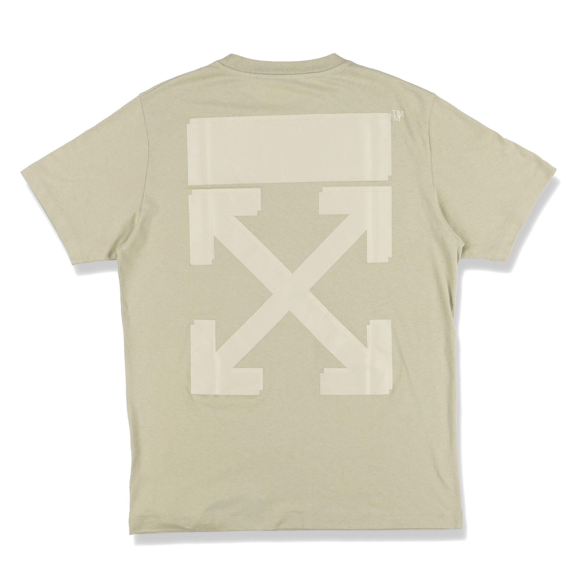Beige Rubber Arrows Logo T-Shirt