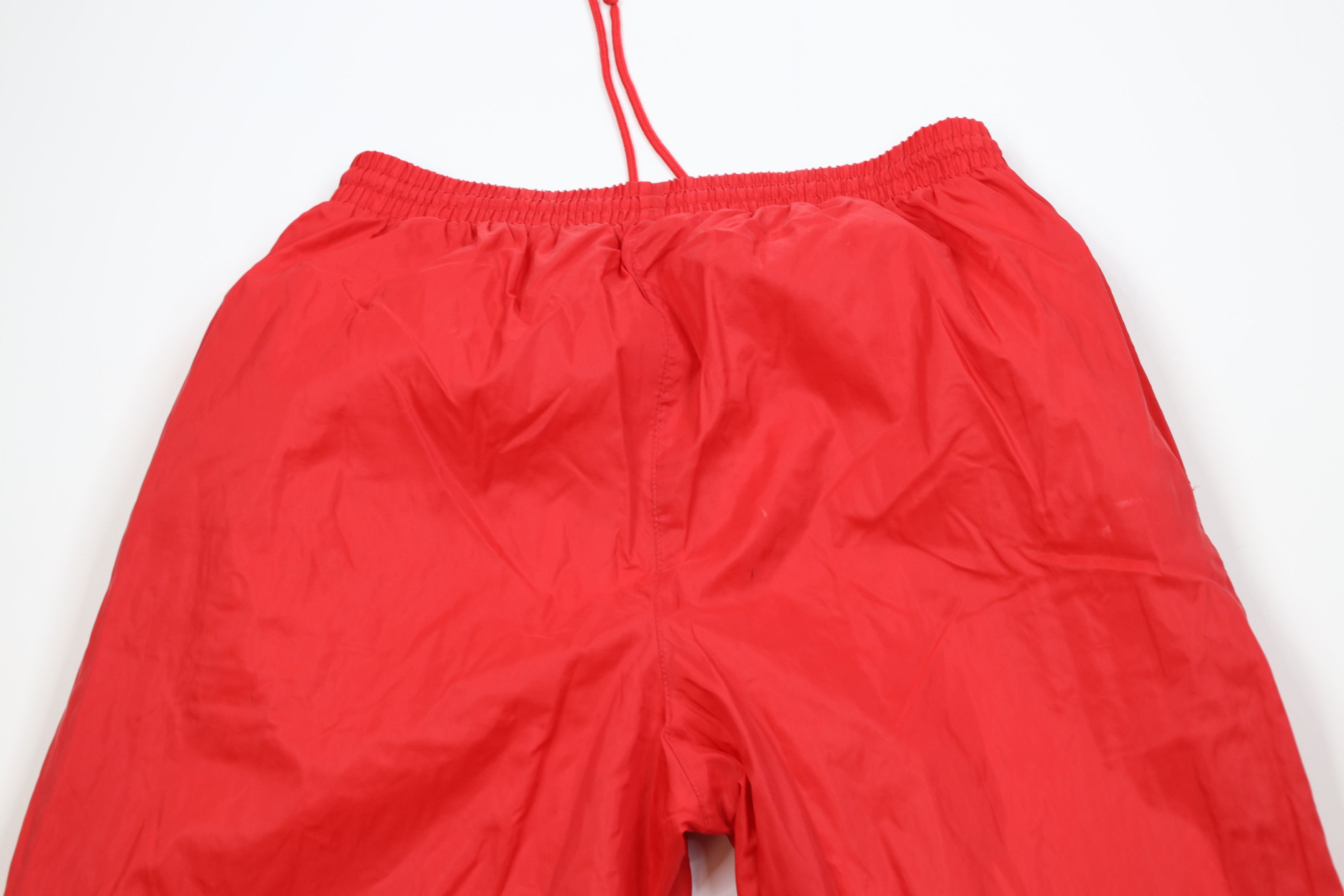 Asics Vintage 90s Asics Spell Lined Windbreaker Joggers Pants Red Size US 34 / EU 50 - 12 Thumbnail