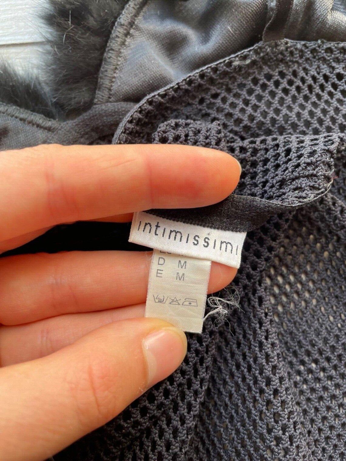 Vintage Vintage Intimissimi Black Mesh Nightgown Size M / US 6-8 / IT 42-44 - 9 Thumbnail