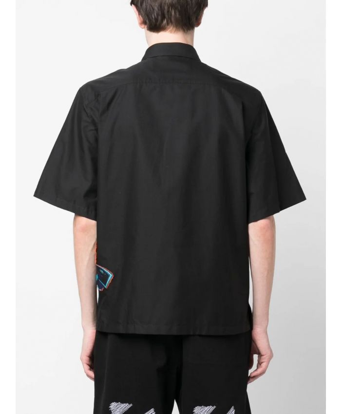 Off-White o1gr1nt1124 Graf Coupe' Summer S/S Shirt in Black Size US S / EU 44-46 / 1 - 3 Thumbnail