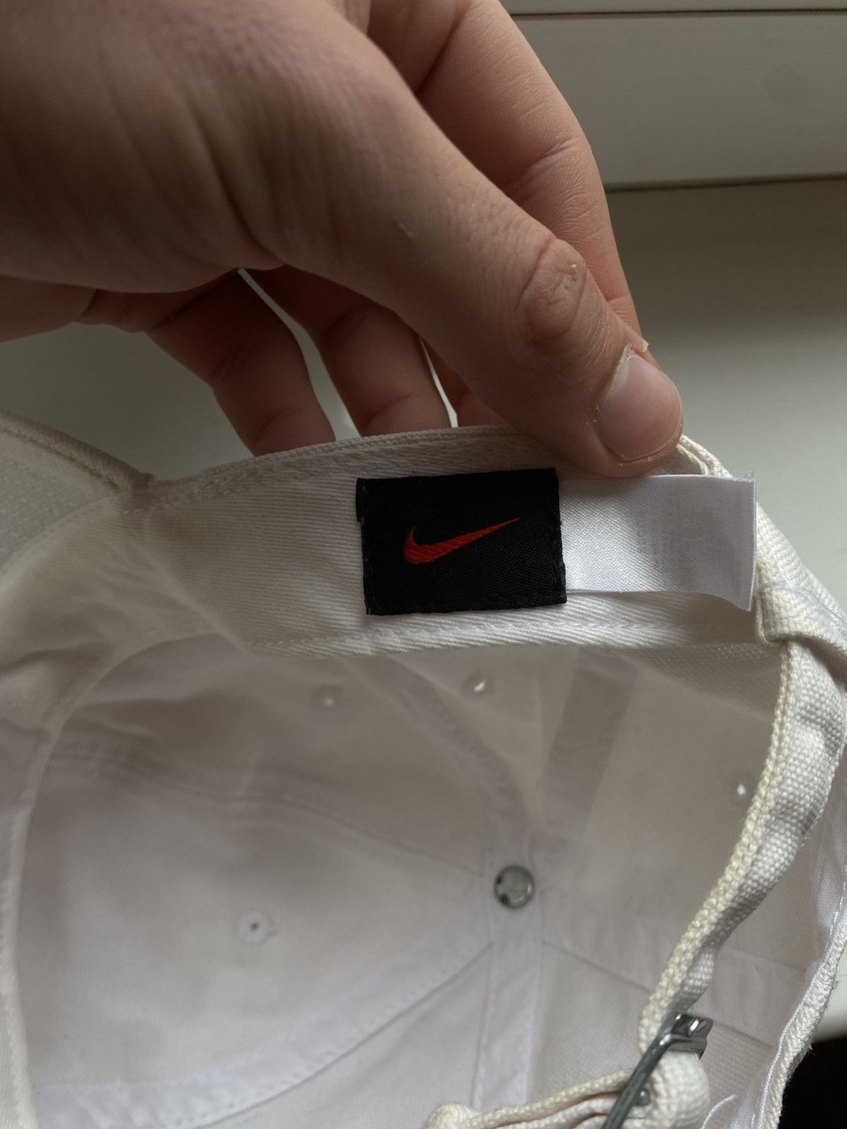 Nike × Vintage Vintage Nike White Cap – Minimal Logo Size ONE SIZE - 5 Thumbnail