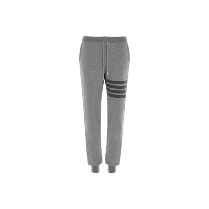 Thom Browne Thom Browne Gray Cotton Mid-Waist Sweatpants -2507 Size US 26 / EU 42 - 7 Thumbnail