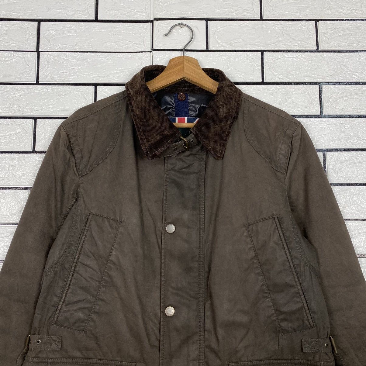Japanese Brand Vintage Hunting Wax Jacket Blanket Henry Cotton Issey Miyake Size US S / EU 44-46 / 1 - 4 Thumbnail