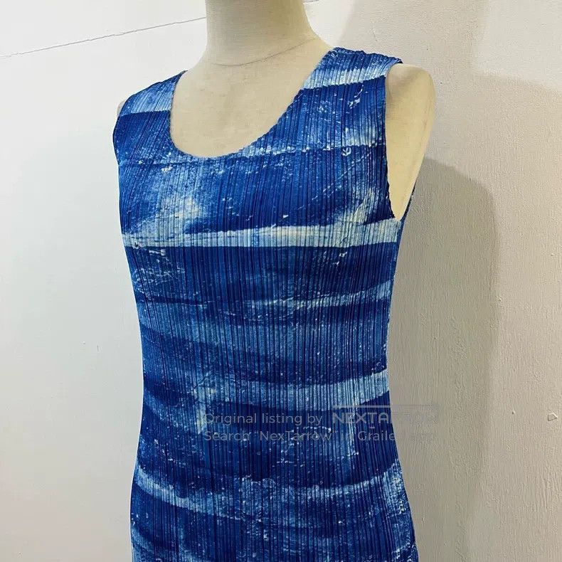 Issey Miyake Issey Miyake Blue Vest Size M / US 6-8 / IT 42-44 - 5 Thumbnail