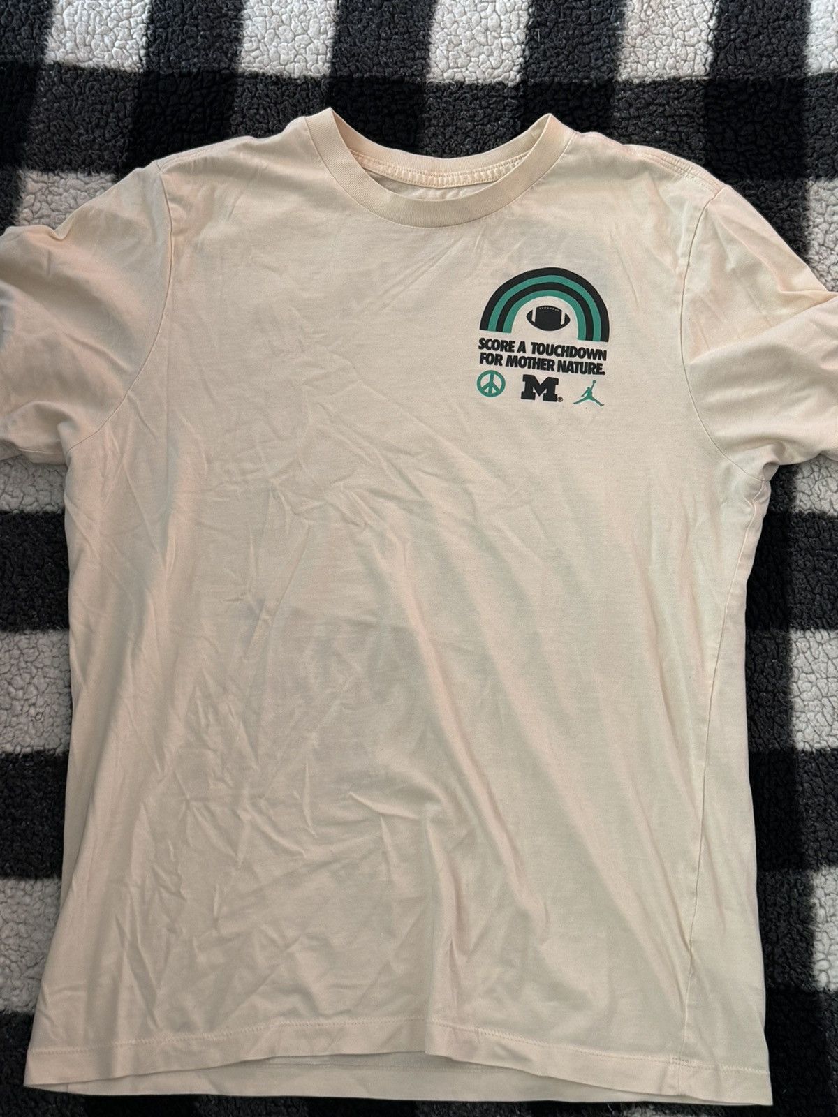 Nike Michigan "Score For Mother Nature" Graphic Tee Size US M / EU 48-50 / 2 - 1 Thumbnail