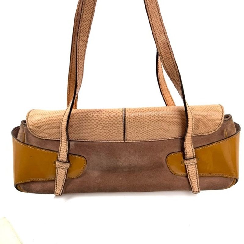 Tod's Tod’s suede/patent leather/ W exotic embossed leather Size ONE SIZE - 5 Thumbnail