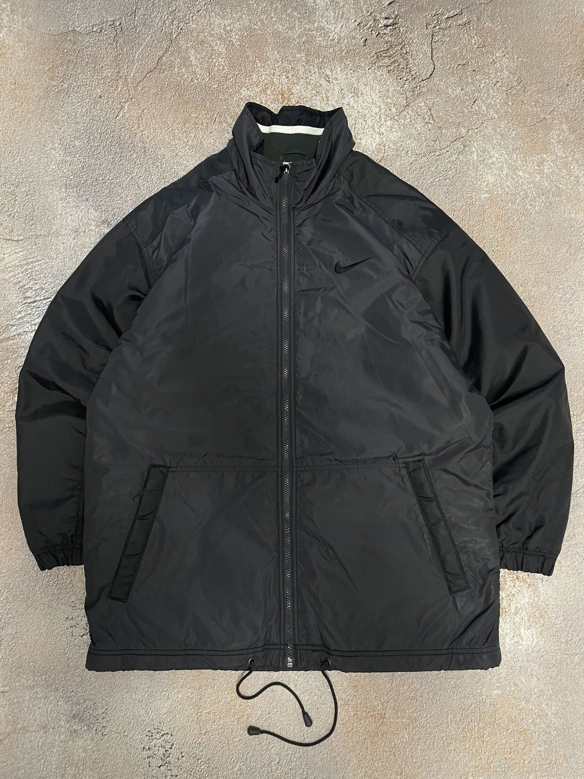 Nike Vintage Nike Nylon Drill Jacket Big Logo Size US M / EU 48-50 / 2 - 4 Thumbnail