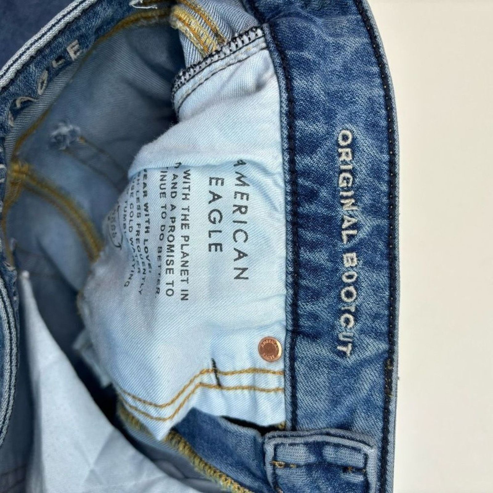 American Eagle Outfitters American Eagle Airflex + Jeans Mens 28x29 Original Bootcut Size US 28 / EU 44 - 7 Thumbnail