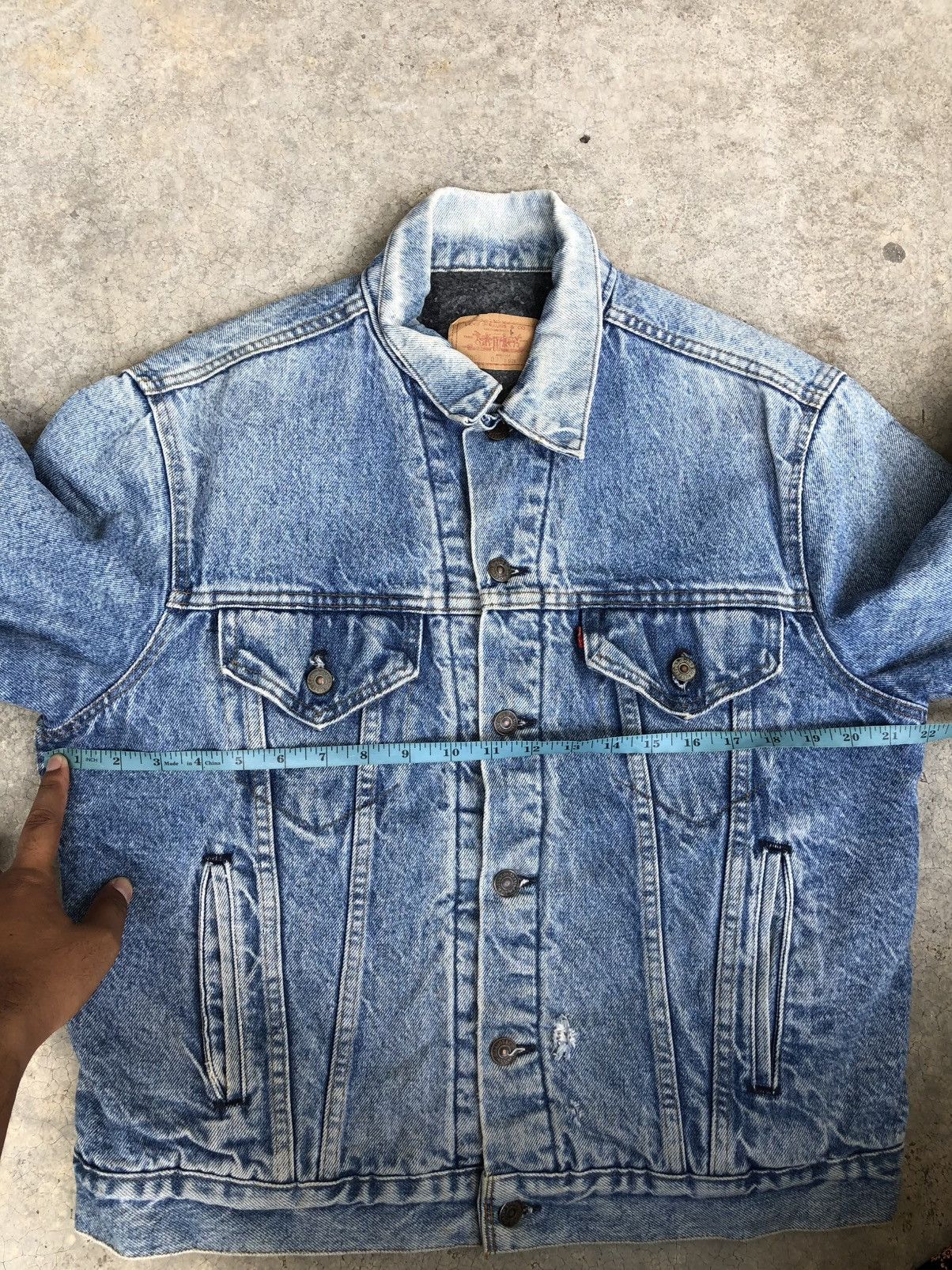 Levi's Vintage 80s 70s Levi’s Blanket Lined Denim Jacket Distressed Size US L / EU 52-54 / 3 - 25 Thumbnail