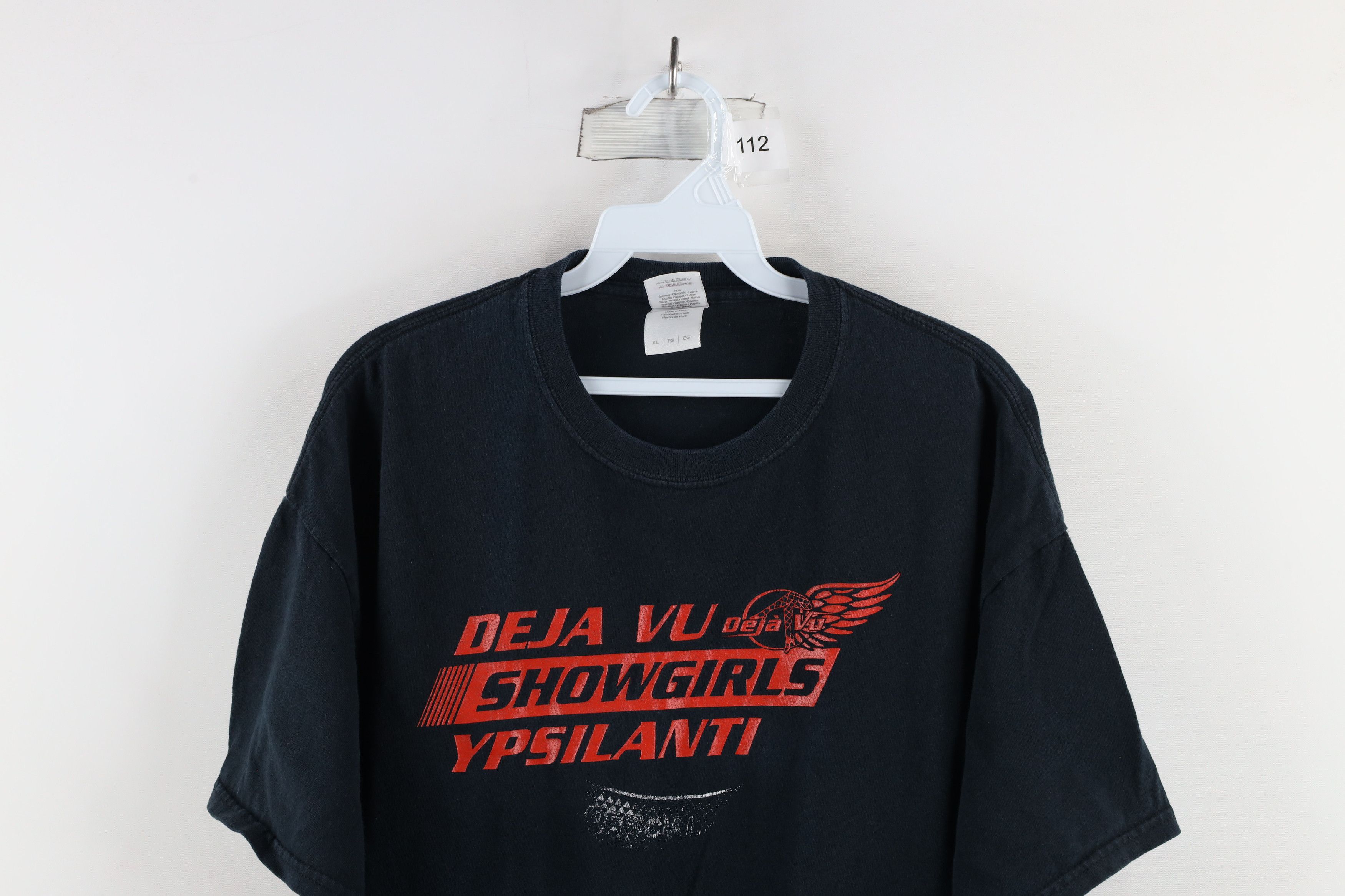 Vintage Vintage Streetwear Out Deja Vu Showgirls Strip Club T-Shirt Size US XL / EU 56 / 4 - 2 Thumbnail