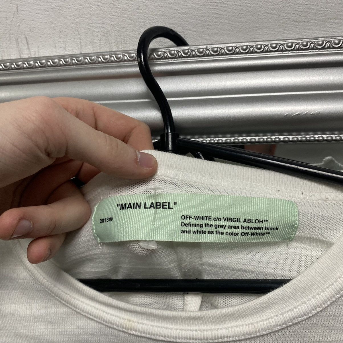 Off-White Off-White Long Sleeve Mona Lisa Big Logo Size US S / EU 44-46 / 1 - 6 Thumbnail