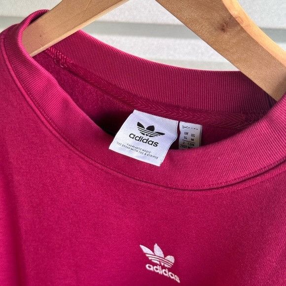 Adidas NWT ADIDAS WOMEN’S BOLD PINK ADICOLOR ESSENTIAL FLEECE SZ M Size M / US 6-8 / IT 42-44 - 4 Thumbnail