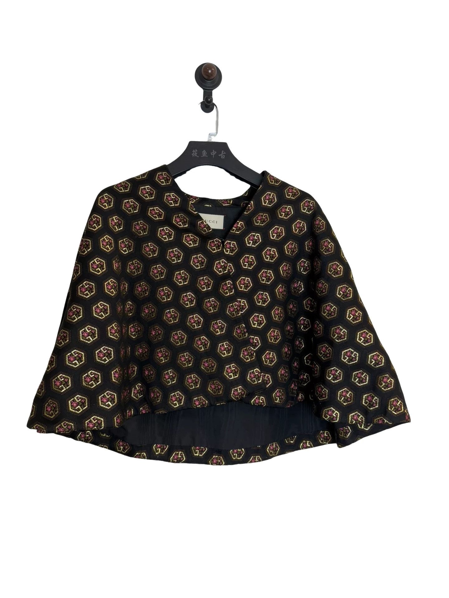 Gucci Gucci Floral Geometric Cape Size M Size M / US 6-8 / IT 42-44 - 1 Thumbnail