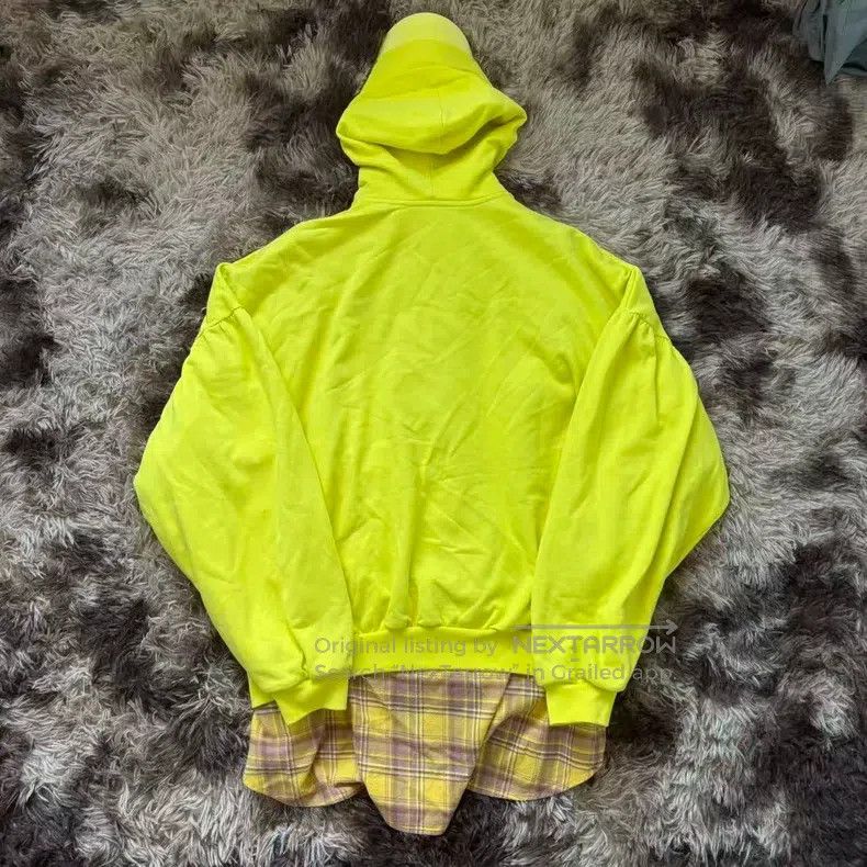 Balenciaga Balenciaga Triple Combo Hoodie Jacket Yellow Size US L / EU 52-54 / 3 - 2 Thumbnail