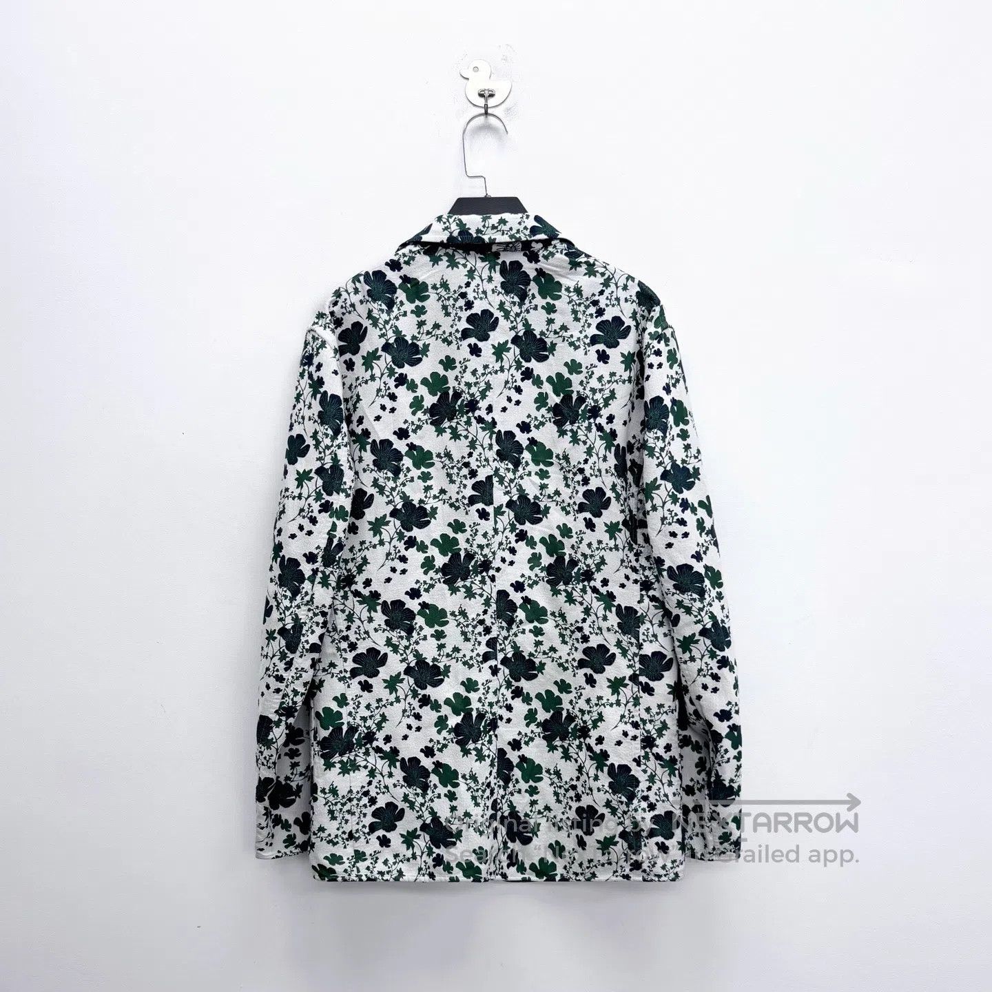 Hermes Hermes Two-sided Bohemian Bellflower Printed Silk Cotton B Size US M / EU 48-50 / 2 - 2 Thumbnail