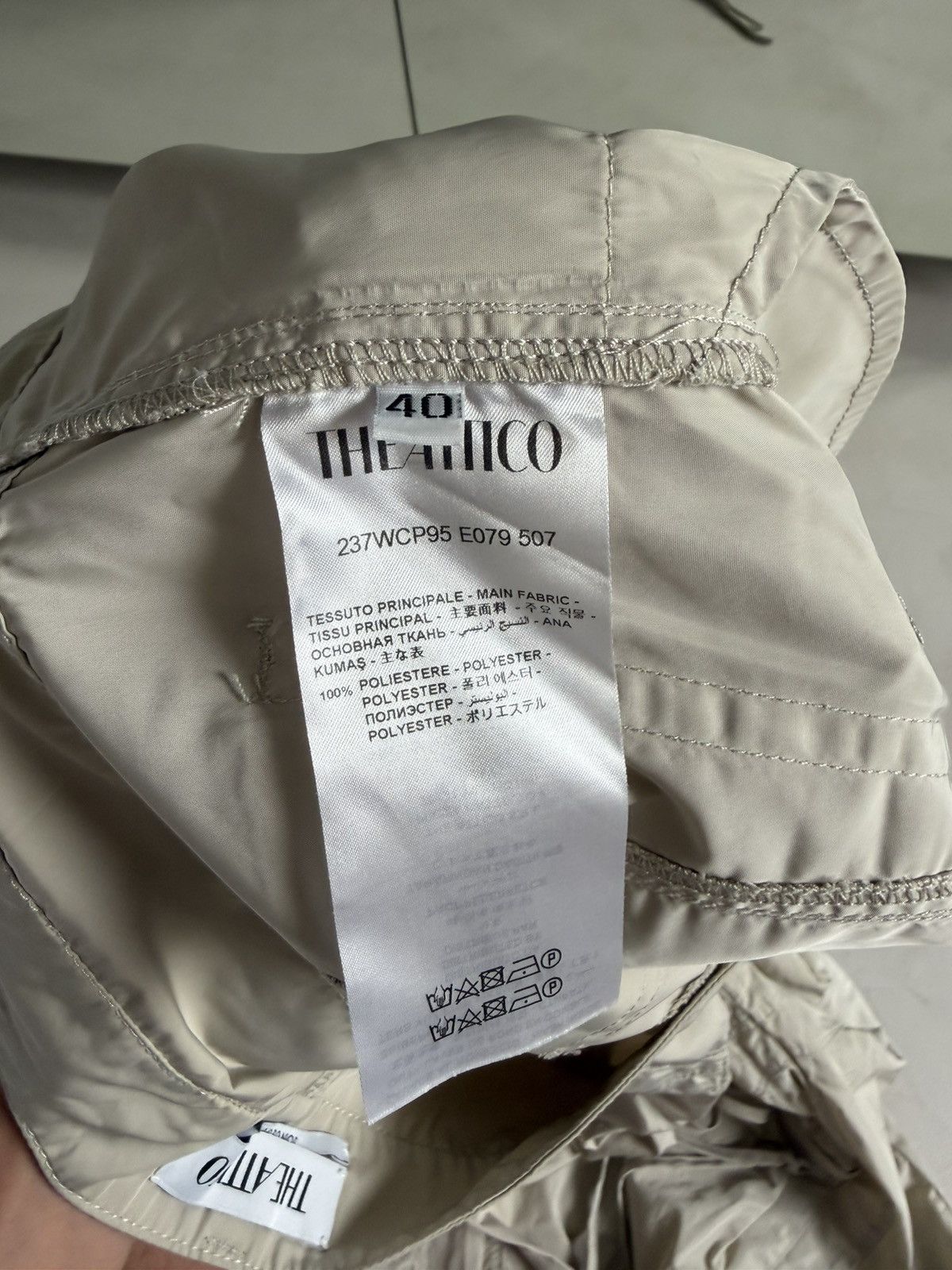 Other The Attico - Marc Forne - Beige Fern Cargo Pants Size US 29 - 10 Thumbnail