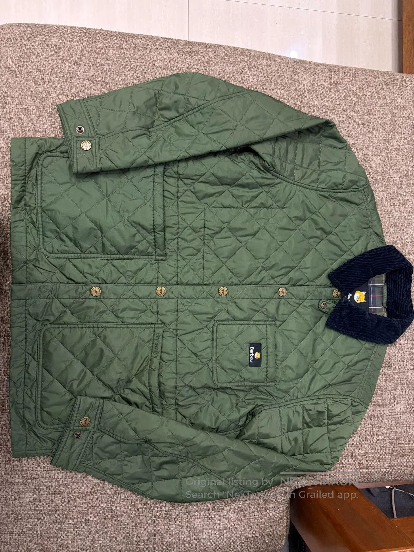 Barbour Barbour x Maison Kitsune Quilted Jacket. Size US M / EU 48-50 / 2 - 1 Thumbnail