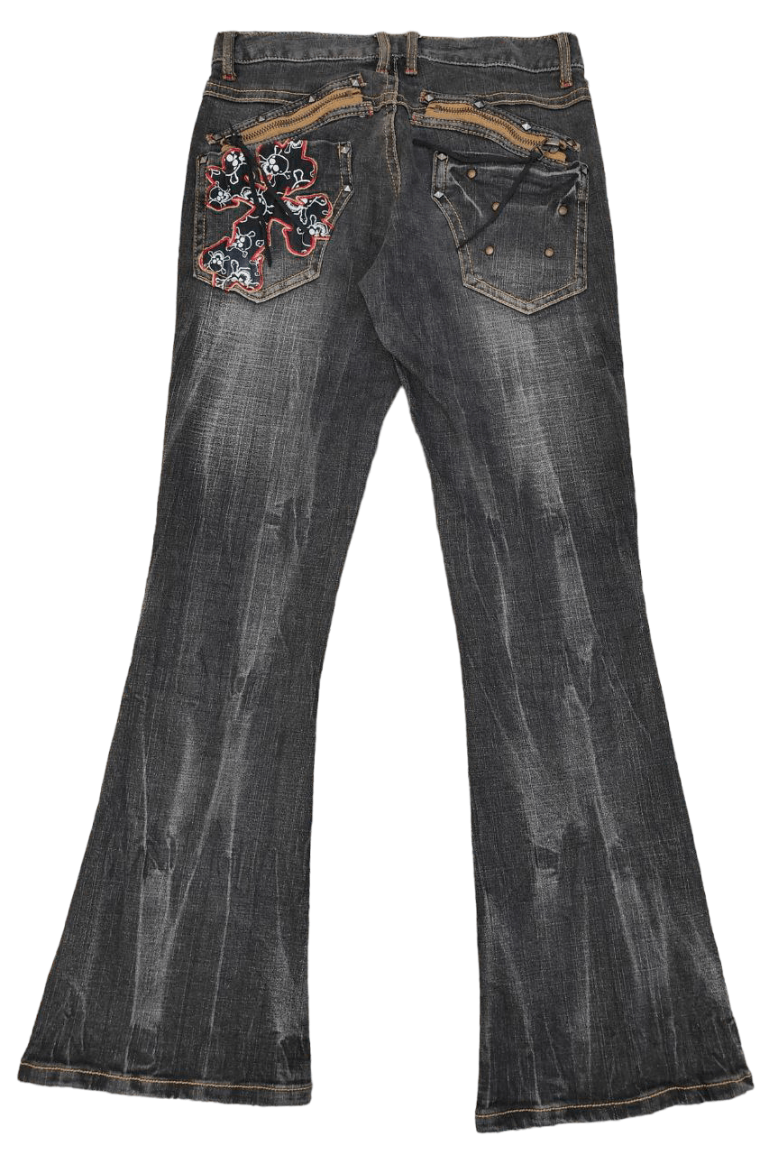 Japanese Brand Japanese BCBG Flare Denim Size US 30 / EU 46 - 2 Thumbnail
