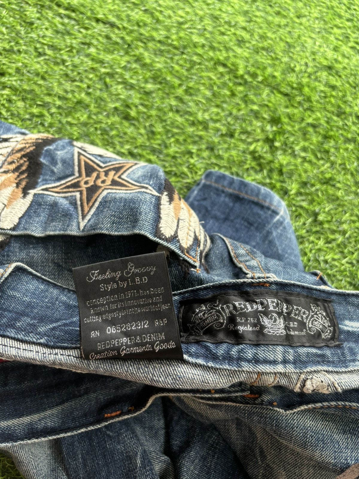 Tornado Mart Y2k Red Pepper Ifsixwasnine Punk Style Jeans Size US 31 - 13 Thumbnail