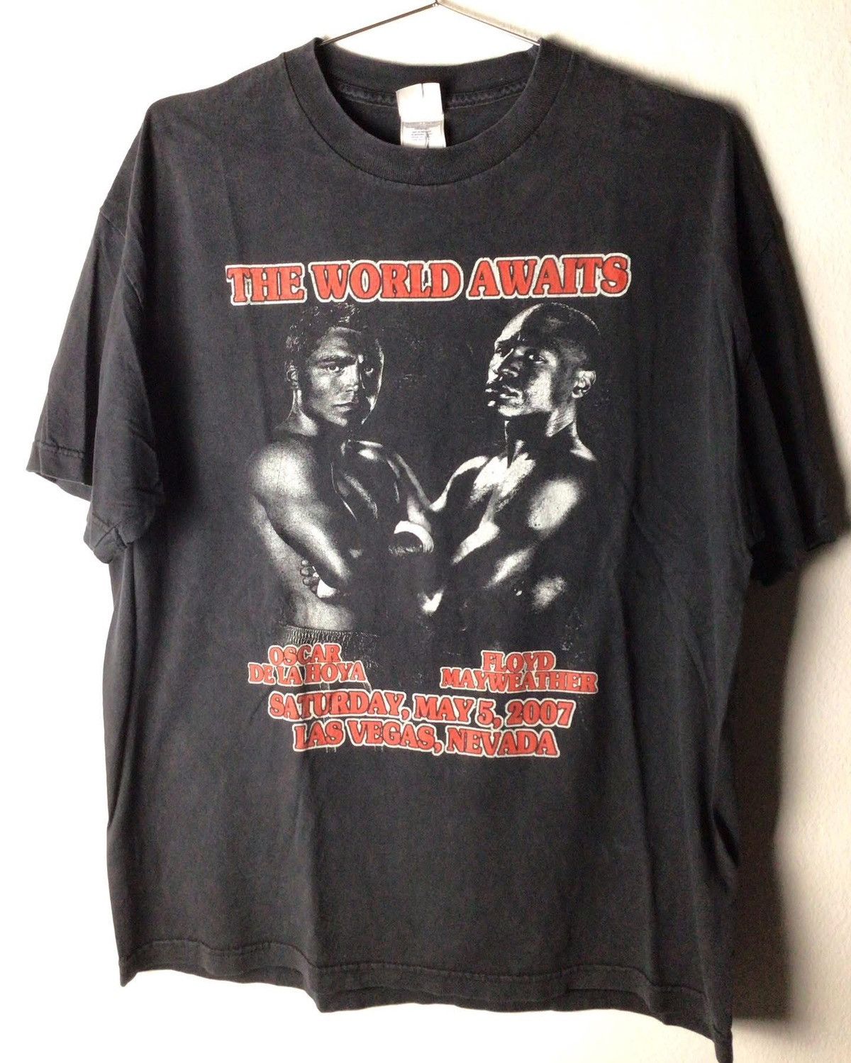 Other Floyd Mayweather VS Ocar De la hoya 2007 Size US XL / EU 56 / 4 - 2 Thumbnail